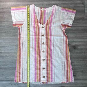Ripcurl Women's Multicolor V-Neck Short Sleeves Heat Wave Mini Dress Size XL‎